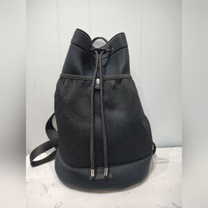 Athleta Diem Bucket Bag Black Drawstring‎ Gym Bag